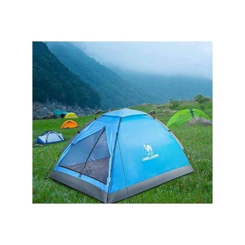 2/3/4 Person Camping Tent with Removable Rain Fly, Easy Setup Outdoor Tents Water Resistant Lightweight Portable for Family Backpacking Camping Hiking Traveling- Multicolor