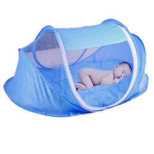 Portable Baby Sleeping Mosquito Net - Blue