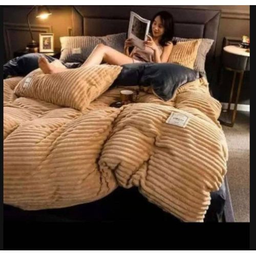 Duvet cover, comes with 1 bedsheet 2 pillow cases and aduvet