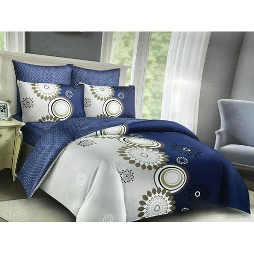 6*6 Duvet With 1 Bedsheet & 2 Pillowcases- Multicolor