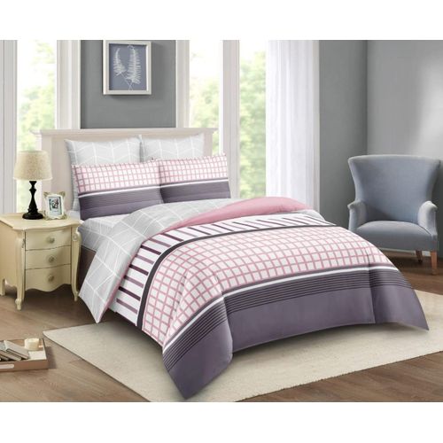 5*6 Duvet With One Bedsheet & Two Pillowcases- Multicolor
