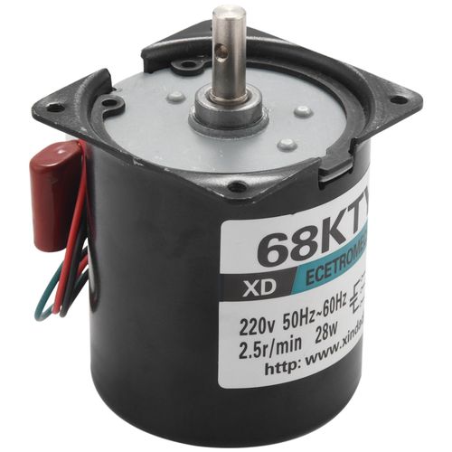 915 Generation 1Pcs 68Ktyz Mini Gear Motor Ac 220V 28W 2.5R/Min Large