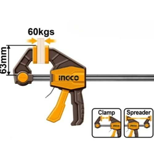 INGCO HQBC01603 - Quick Bar Clamp - Orange