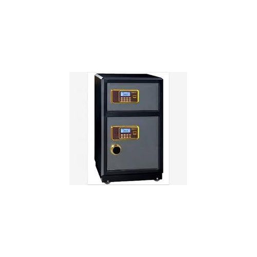 Large Double Door Safe Security Safe Box Secret Hidden Piggy Bank, Separate Steel Storage Space Strong Box Electronic Digital Lock For Money Gun Jewel  Hotel Office And Home Use- Multicolor