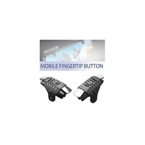 Ready To Use F07 One Pair Quick Shooting Buttons Game Trigger for PUBG Phone Game Controllers Assist Tools  With Handle Button– Black