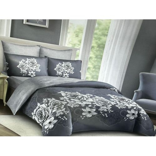 6*6 Duvet With 1 Bedsheet & 2 Pillowcases -Grey
