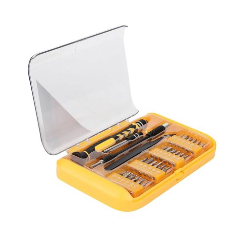 24 in 1, Screwdriver Bits Set with Magnetic Flexible Extension Rod, Precision Multi Pocket Repair Tool Kit for Mobiles, Laptops, Clocks, Electronics -Multicolor
