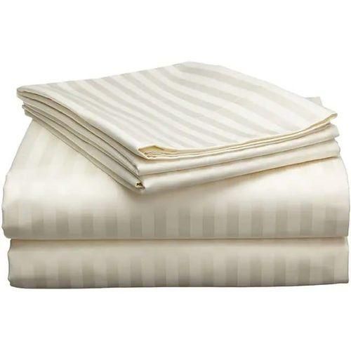 5*6 Egyptian Cotton Night Comfort sheet set 300 Thread Count Cotton Soft & Smooth Sateen Weave - 4 Piece Embossed Bed Sheet Set Striped 1 Fitted Bedding Sheet, 1 Flat Sheet & 2 Pillowcase Fits 15