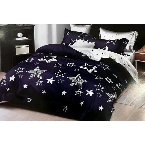 Duvet King size cover set with one bedsheet and 2pillowcases 6 by 6 multicolour
