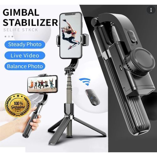 Other Rechargeable Gimbal Stick Tripod, -Black