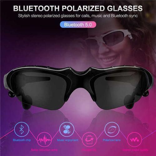 Bluetooth Glasses with clear bass and sound - black