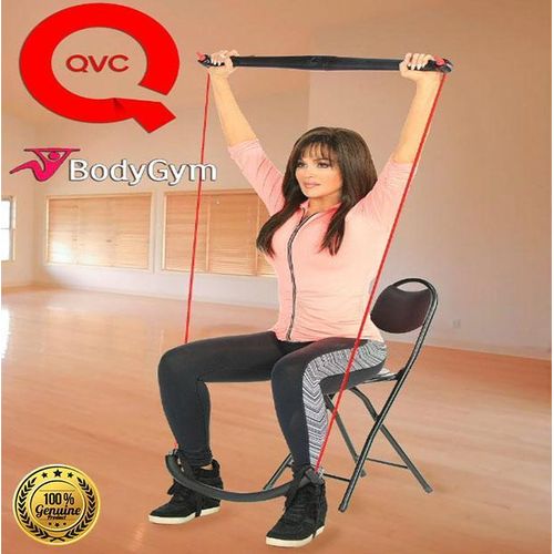 Home Body Gym Kit, Workout  DVDs , Body Tape Measure & Fitness Bar Included,  - Black,.