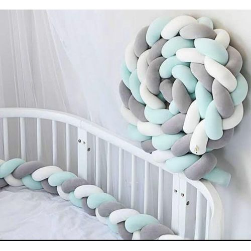 DIY Braided Baby Crib Bumper Cot Bumper