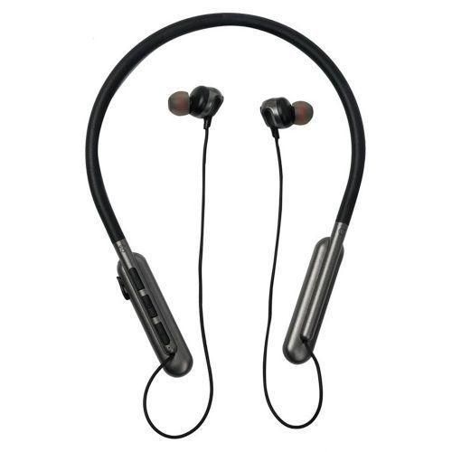 Bm 9D Wireless Stereo Bluetooth Headphones Sports Neckband Earphones -Black