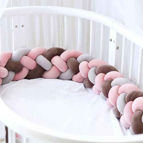Comfortable Baby Infant Bed Cotton Bumper Crib Protector Cushion Safety Nursery Bedding