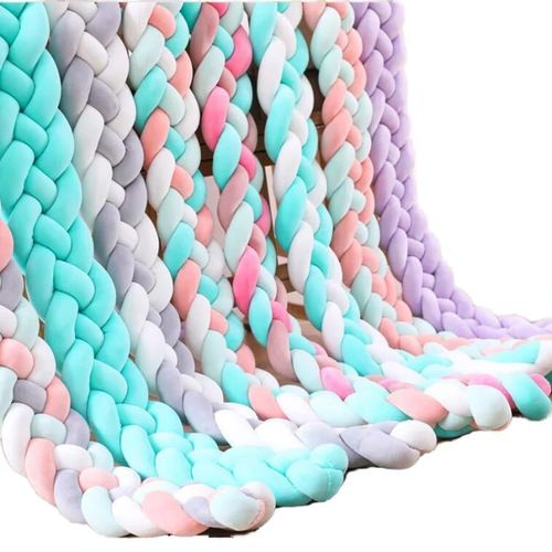 Comfortable Baby Infant Bed Cotton Bumper Crib Protector Cushion Safety Nursery Bedding
