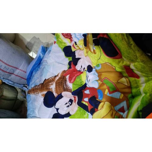Mickey Mouse Kids Duvet 4*6 With 1 Bedsheet & 1 Pillowcase