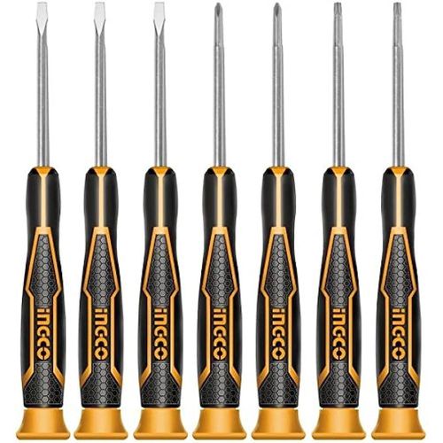 INGCO 7Pcs Precision Screwdriver Set &ndash; Multi