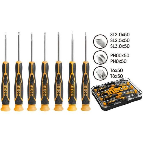 INGCO 7Pcs Precision Screwdriver Set – Multi