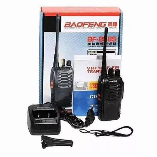 Baofeng Radio Call Walkie Talkie Two-Way Pair - Black