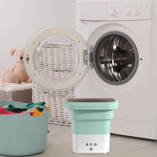 Portable Foldable Washing Machine, High Capacity Mini Washer With Spin Dryer, Camping Travel Mini Washing Machin, Deep Cleaning Half Automatic Wash Lightweight Washer Touch Screen, For Baby Clothes Underwear Socks