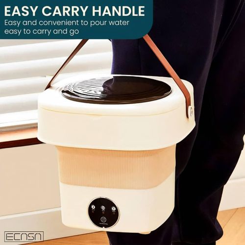 Boma Small Portable Washing Machine, Mini Washer 4.5L High Capacity with 3 Modes Deep Cleaning for Underwear, Baby Clothes, or Small Items, Foldable Washing Machine for Apartments, Camping, Travel -Multicolor