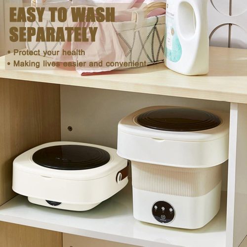 Boma Small Portable Washing Machine, Mini Washer 4.5L High Capacity with 3 Modes Deep Cleaning for Underwear, Baby Clothes, or Small Items, Foldable Washing Machine for Apartments, Camping, Travel -Multicolor