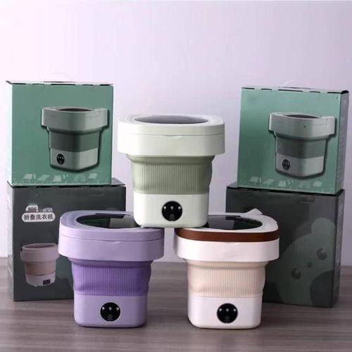 Boma Small Portable Washing Machine, Mini Washer 4.5L High Capacity with 3 Modes Deep Cleaning for Underwear, Baby Clothes, or Small Items, Foldable Washing Machine for Apartments, Camping, Travel -Multicolor