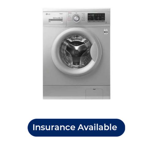 LG 9Kg Front Loading  Washing Machine - Silver