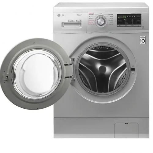 LG 9Kg Front Loading  Washing Machine - Silver