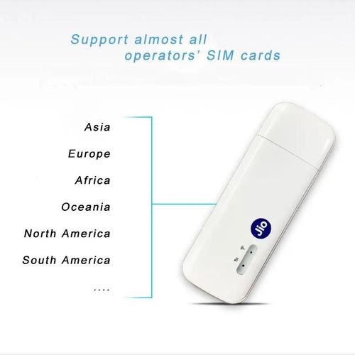 Jio Dongle USB 3 Plug & Play wifi 4G LTE Modem MF832 Mobile Router All sim support Mifi