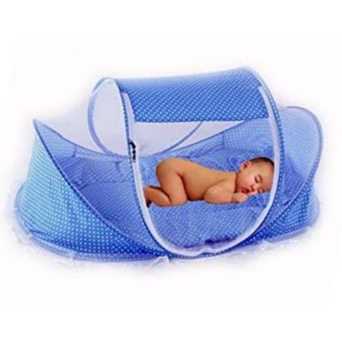 Other Polka Dot Designed Baby Net And Mattress - Muiti