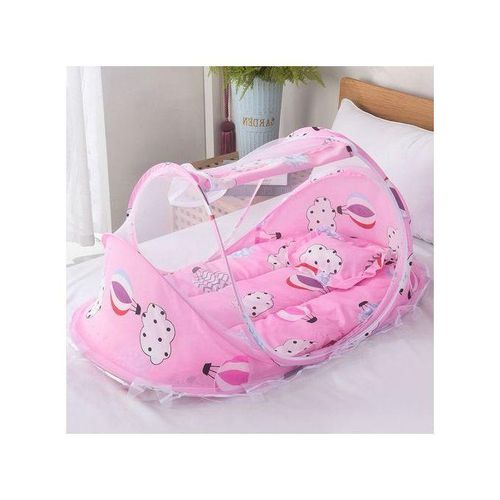 Other Polka Dot Designed Baby Net And Mattress - Muiti