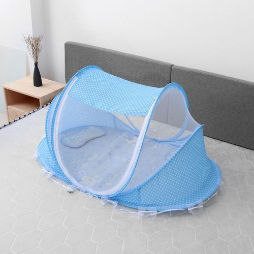 Other Polka Dot Designed Baby Net And Mattress - Muiti