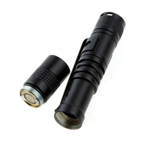 Mini LED Pen Light Torch Pocket Flashlight Camping Emergency Torch