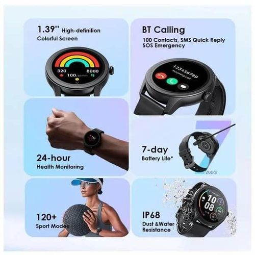 Watch 2R Bluetooth Calling Smart Watch for Men and Women,1.39