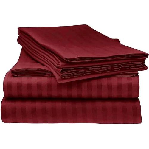Egyptian cotton bedsheet 6*6 maroon