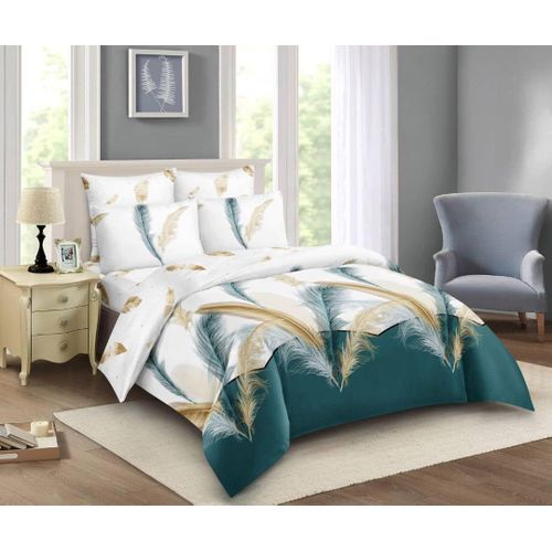 5*6 Duvet With 1 Bedsheet & 2 Pillowcases-Multicolor