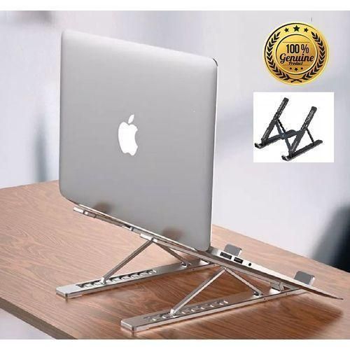 Aluminium Laptop Stand For Tablets Laptops -Silver