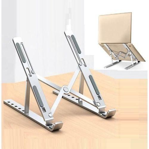 Aluminium Laptop Stand For Tablets Laptops -Silver
