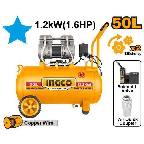 INGCO Air Compressor 50L - Orange