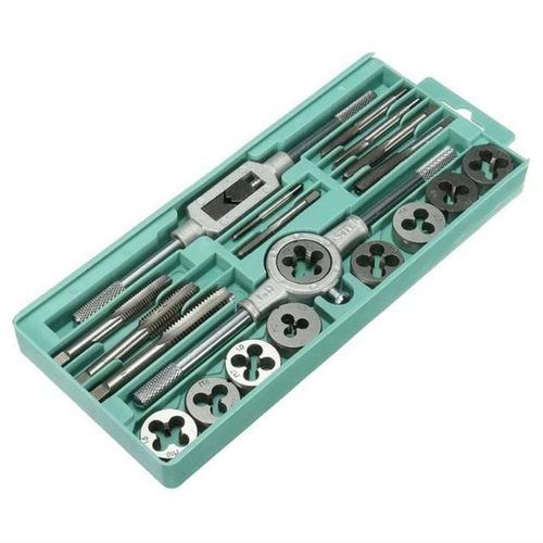 20pcs Metric Manual Screw Tap Screwdriver Bit Set M3-m12 Screw-thread Spanner With Box For Repair Tools