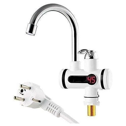 Home & Kitchen Studio Water Heating Instantaneous,Water Heater Tank less for Tap,with LED Digital Temperature Display ABS Body Shock Proof Electric Tap For Home Kitchen