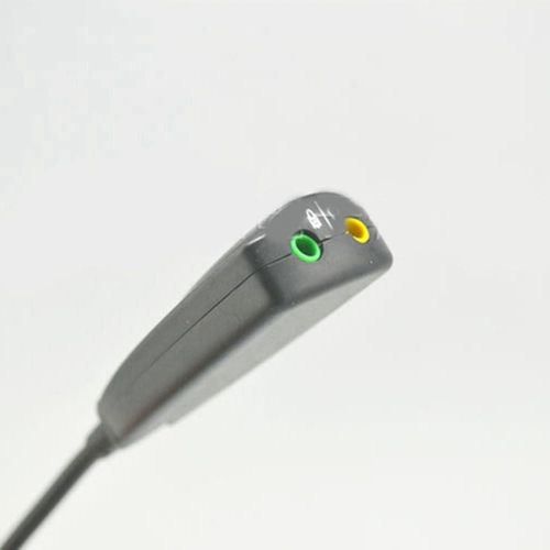 External USB Sound Card Wired Recording Sound Card 7.1 Adapter 5HV2 3D Audio Headset Microphone