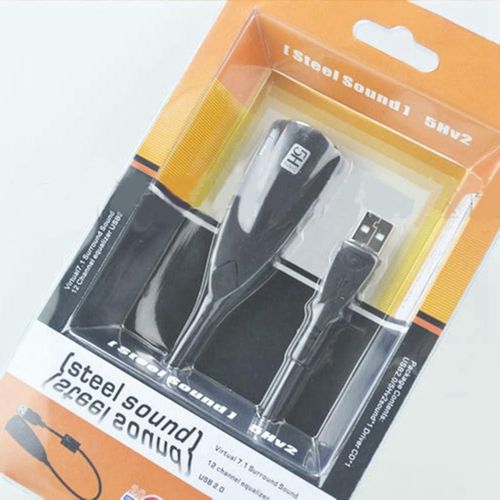 External USB Sound Card Wired Recording Sound Card 7.1 Adapter 5HV2 3D Audio Headset Microphone