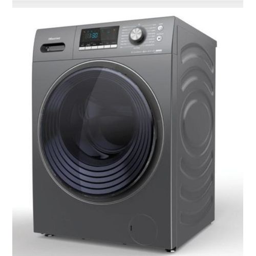 Hisense 10Kg Front Loading Washer And Dryer Machine - Silver,Grey