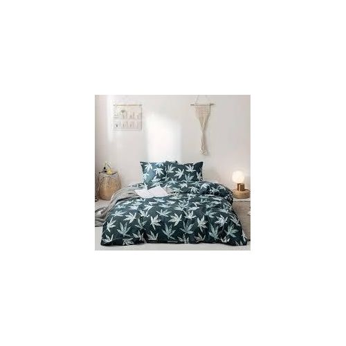 4pc Duvet Set With 1Bedsheet & 2Pillowcases- Multicolor