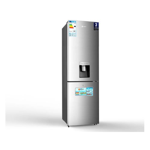 Sayona 345Litres Double Door Bottom Freezer With Dispenser – Silver