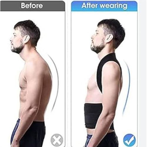Royal Posture Back Corrector Pain Reliever, - Brown,