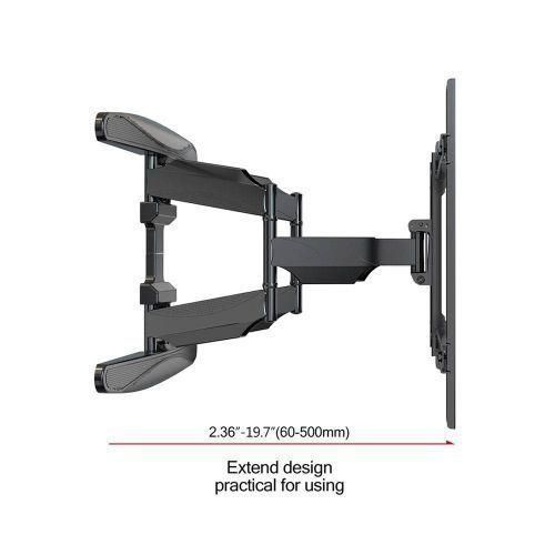 Full Motion Cantilever Adjustable Tv Wall Mount 32 To 65 Inches - Black